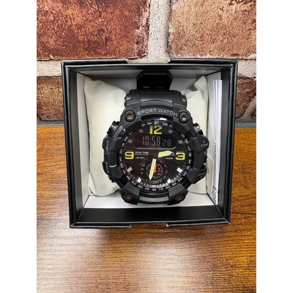 Activa X Invicta BlackOps Digital Men's Watch Black - 56mm